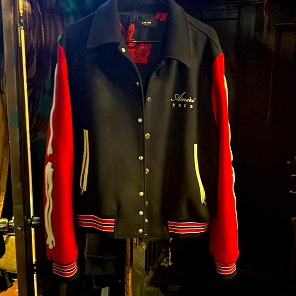 Amiri letterman jacket/blazer